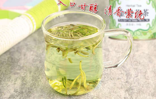 喝金银花茶能喝酒吗