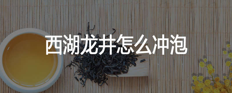 西湖龙井怎么冲泡